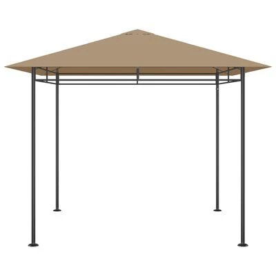 VidaXL Belvédère 3x3x2,7 m Taupe 180 g/m² – Image 2