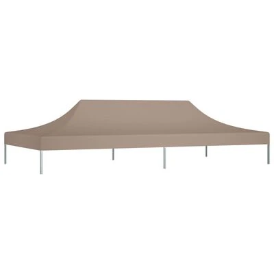 VidaXL Toit de tente de réception 6x3 m Taupe 270 g/m² – Image 2