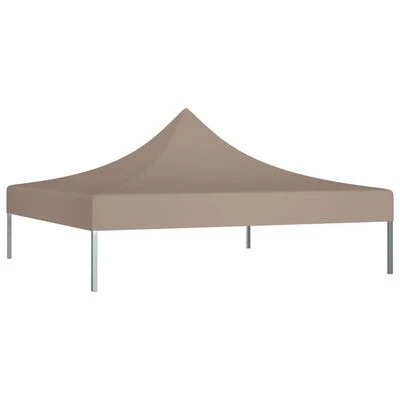 VidaXL Toit de tente de réception 2x2 m Taupe 270 g/m² – Image 2