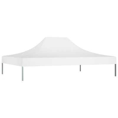 VidaXL Toit de tente de réception 4x3 m Blanc 270 g/m² – Image 2