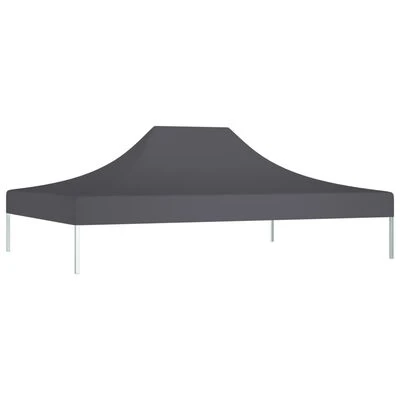 VidaXL Toit de tente de réception 4,5x3 m Anthracite 270 g/m² – Image 2