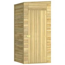 VidaXL Abri de stockage de jardin 105x110x218 cm Bois de pin imprégné