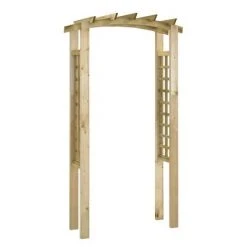 VidaXL Arche en treillis 110x60x220 cm Bois de pin massif imprégné