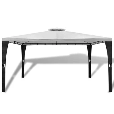 VidaXL Tonnelle avec toit 3x4 m Blanc crème – Image 2