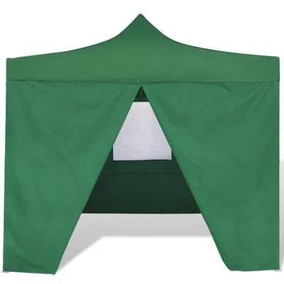 VidaXL Tente pliable verte 3 x 3 m avec 4 parois – Image 2