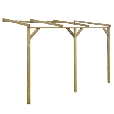 VidaXL Pergola à appentis 2 x 3 x 2,2 m Bois – Image 2