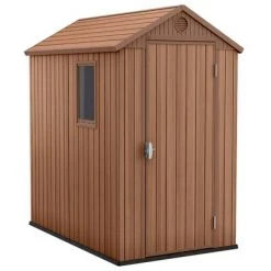 Keter Abri de jardin Darwin 4x6 Aspect de bois