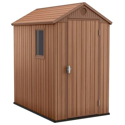 Keter Abri de jardin Darwin 4x6 Aspect de bois