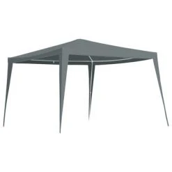 Lesli Living Tente de réception 3x3 m PE Gris