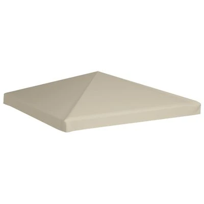 VidaXL Couverture de toit de belvédère 310 g / m² 3x3 m Beige – Image 2