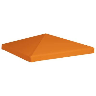 VidaXL Toile supérieure de belvédère 310 g / m² 3 x 3 m Orange – Image 2