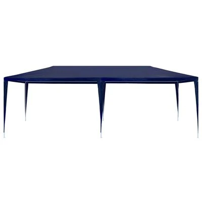 VidaXL Tente de réception 3 x 6 m PE Bleu – Image 2