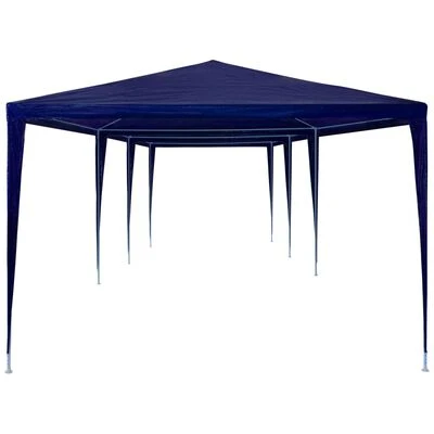 VidaXL Tente de réception 3 x 9 m PE Bleu – Image 2
