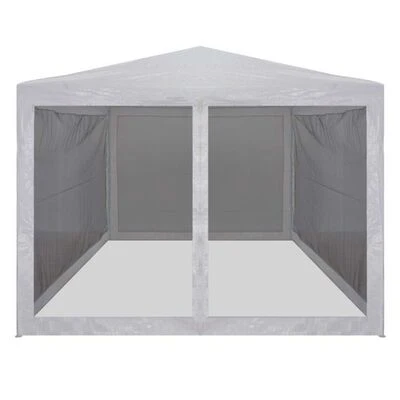 VidaXL Tente de réception avec 4 parois en maille 3 x 3 m – Image 2
