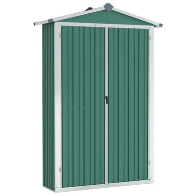 VidaXL Abri de jardin Vert 107,5x46x183 cm Acier galvanisé
