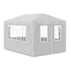 VidaXL Tente de réception 3 x 4 m Blanc