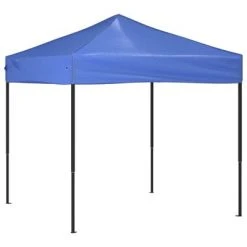 VidaXL Tente de réception pliable Bleu 2x2 m