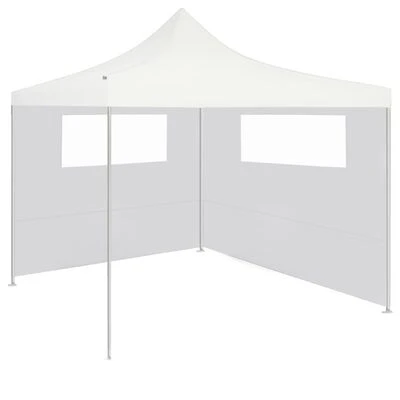 VidaXL Parois latérales de belvédère avec fenêtres 2 pcs Blanc – Image 3