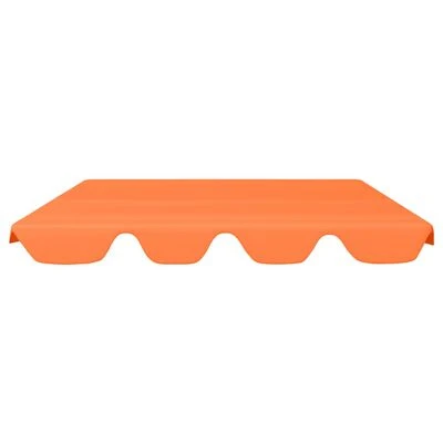 VidaXL Toit de rechange balançoire Orange 188/168x110/145 cm 270 g/m² – Image 3