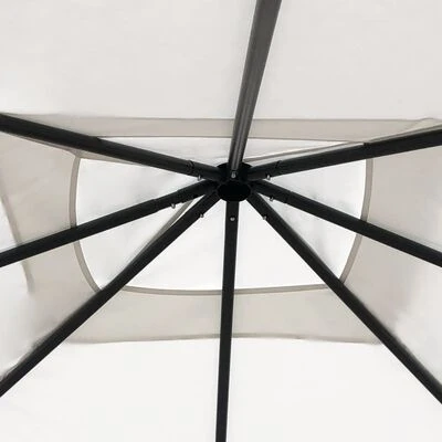 VidaXL Belvédère 3x3x2,6 m Crème 160 g/m² – Image 3