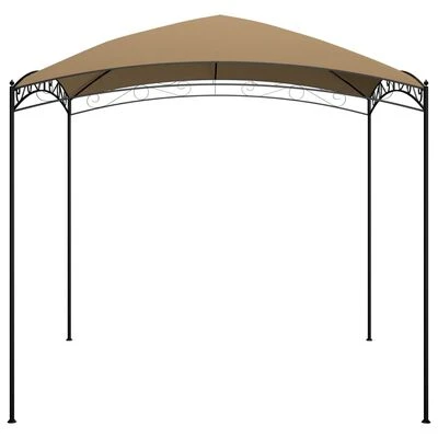 VidaXL Belvédère 3x3x2,65 m Taupe 180 g/m² – Image 3