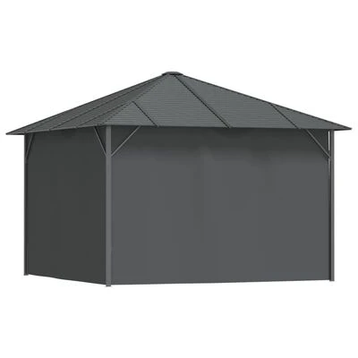 VidaXL Tonnelle avec parois et toit 3x3 m Anthracite – Image 3