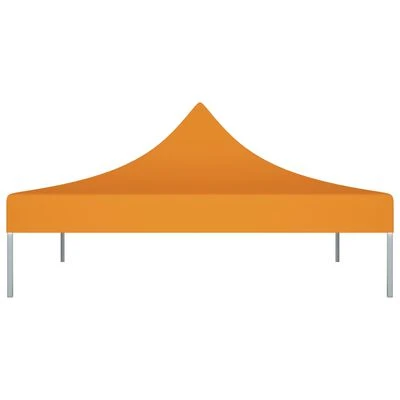 VidaXL Toit de tente de réception 3x3 m Orange 270 g/m² – Image 3
