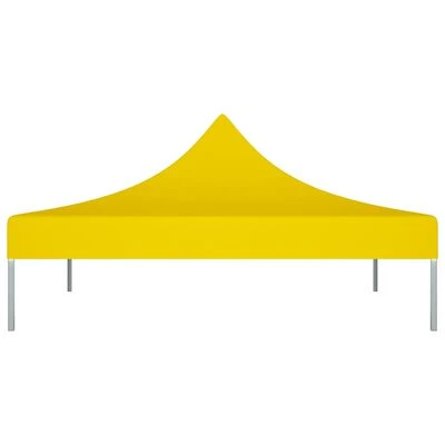 VidaXL Toit de tente de réception 3x3 m Jaune 270 g/m² – Image 3
