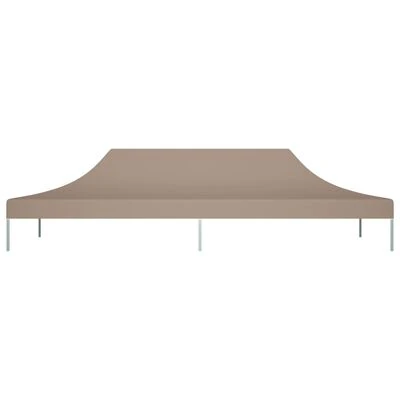 VidaXL Toit de tente de réception 6x3 m Taupe 270 g/m² – Image 3