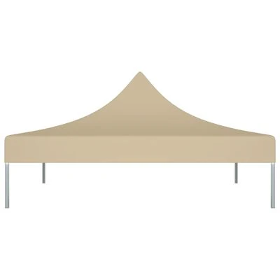 VidaXL Toit de tente de réception 2x2 m Beige 270 g/m² – Image 3