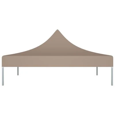 VidaXL Toit de tente de réception 2x2 m Taupe 270 g/m² – Image 3
