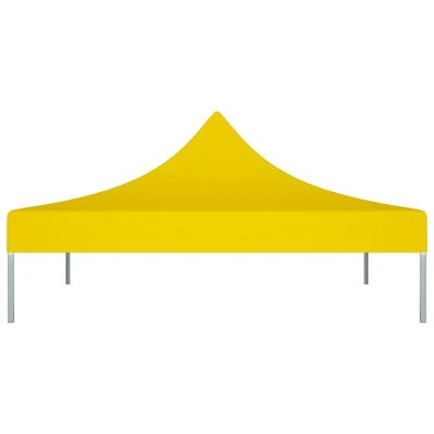 VidaXL Toit de tente de réception 2x2 m Jaune 270 g/m² – Image 3
