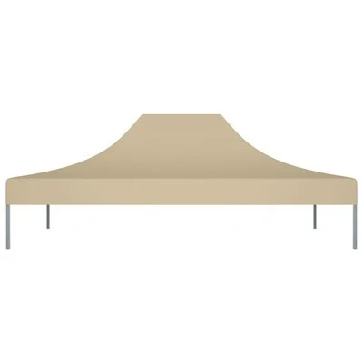 VidaXL Toit de tente de réception 4,5x3 m Beige 270 g/m² – Image 3