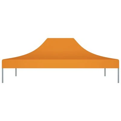 VidaXL Toit de tente de réception 4,5x3 m Orange 270 g/m² – Image 3