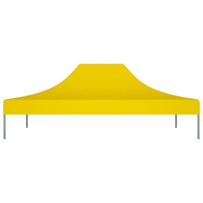 VidaXL Toit de tente de réception 4,5x3 m Jaune 270 g/m² – Image 3