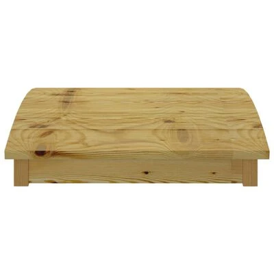 VidaXL Pont de jardin 110x74 cm Bois massif de pin imprégné – Image 3