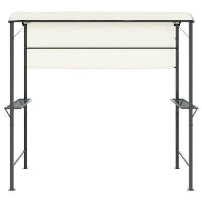 VidaXL Belvédère avec toit 220x110x200 cm Crème – Image 3