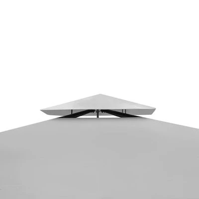 VidaXL Tonnelle avec toit 3x3 m Blanc crème – Image 3