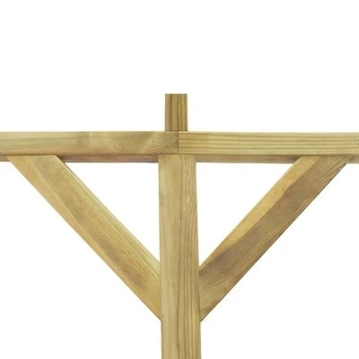 VidaXL Pergola à appentis 2 x 6 x 2,2 m Bois – Image 3