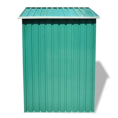 VidaXL Abri de stockage pour jardin Métal Vert 204 x 132 x 186 cm – Image 3