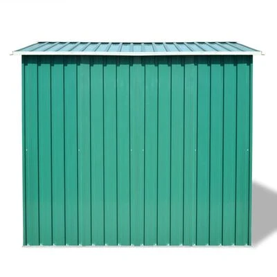 VidaXL Abri de stockage pour jardin Métal Vert 257 x 205 x 178 cm – Image 3