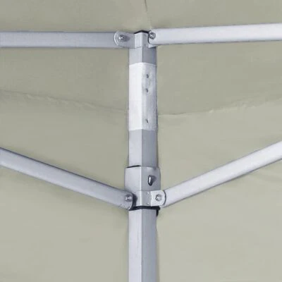 VidaXL Tente pliable avec 2 parois 3 x 3 m Crème – Image 3