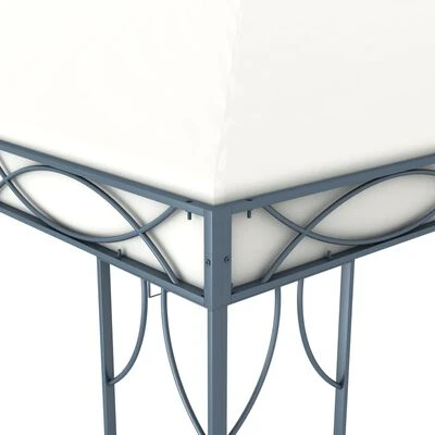 VidaXL Tonnelle 300 x 300 cm Crème – Image 3