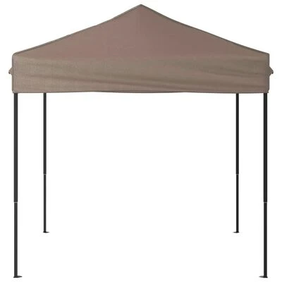 VidaXL Tente de réception pliable Taupe 2x2 m – Image 3