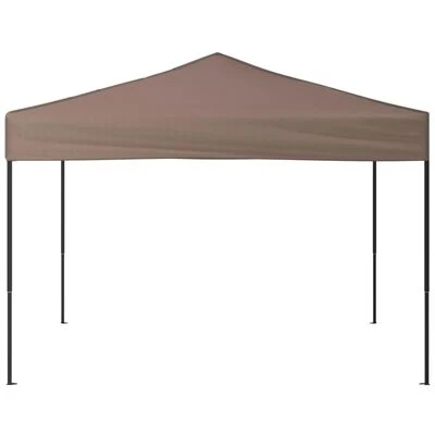 VidaXL Tente de réception pliable Taupe 3x3 m – Image 3