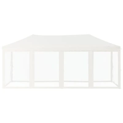 VidaXL Tente de réception pliable avec parois Blanc 3x6 m – Image 3