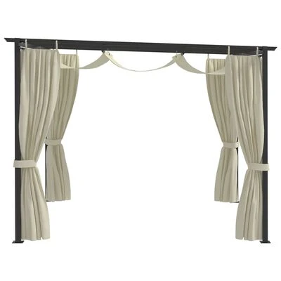 VidaXL Belvédère 4x3 m Crème – Image 4