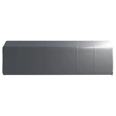 VidaXL Tente de rangement 300x750 cm Acier Gris – Image 4