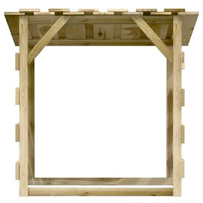 VidaXL Pergolas avec toits 2 pcs 100x90x100 cm Bois de pin imprégné – Image 4