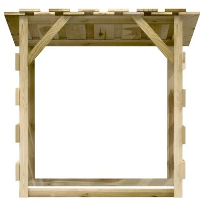 VidaXL Pergolas avec toits 3 pcs 100x90x100 cm Bois de pin imprégné – Image 4